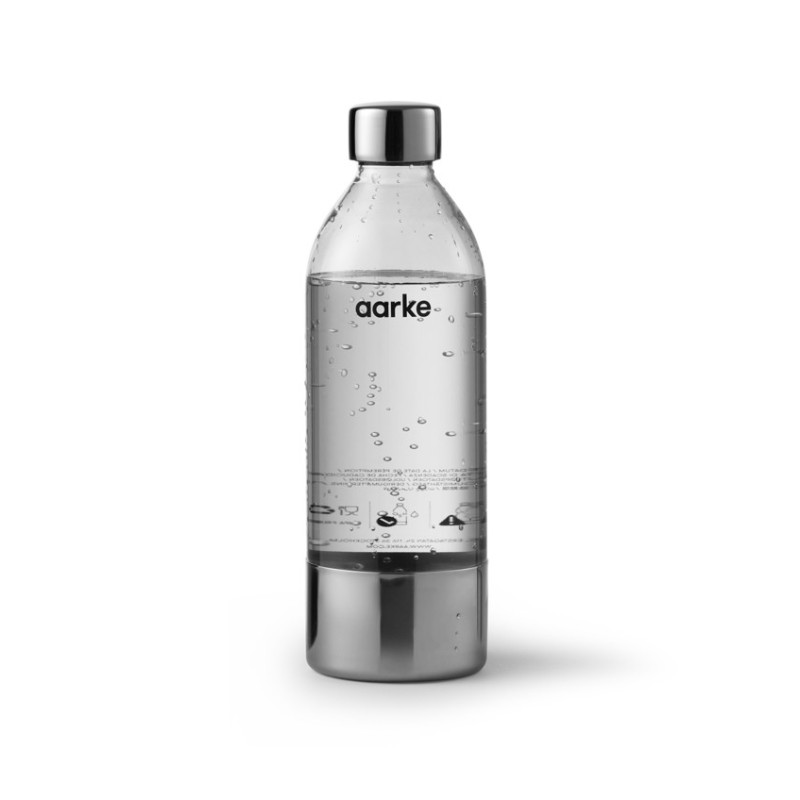 Aarke PET-Wasserflasche für Carbonator 3, 800ml, Edelstahl